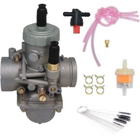 2 Stroke Carburetor Fits Compatible with Polaris Scrambler 400 Sport 400 400L Sportsman 400 Trail Blazer 400 Xplorer 400 400L Xpress 400, Replace 3130574 3130710 3130957 3131323 3131404