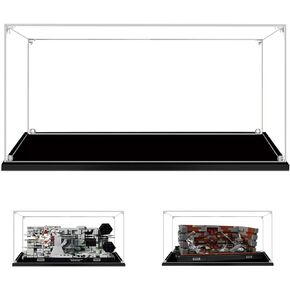 علبة عرض - صندوق عرض أكريليك شفاف لـ Lego-75329/75339 - متوافق مع طراز [Trench Run/Trash Compactor Diorama] - 9.8x7.8x5.9 بوصة