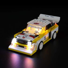 LIGHTAILING Light Set for (Speed Champions 1985 Audi Sport Quattro S1) Building Blocks Model - Led Light kit Compatible with Lego 76897(NOT Included The Model)