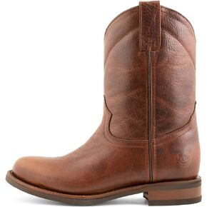 Men's Leather Roper Boot with Vibram Sole Oil Resistant Style 1000