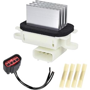 HVAC Control Module Blower Motor Resistor with WPT688 Connector Wire Harness Compatible with 2009-2017 Ford Expedition F150 Lobo Lincoln Navigator Mark LT Replaces BL3Z-19E624-A