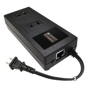 ezOutlet5-2R - مفتاح طاقة عن بعد مزود بإنترنت IP وWiFi مزود بمنفذ مزدوج مع إعادة تشغيل تلقائي - iOS | أندرويد | سحابة | 2 منافذ طاقة تيار متردد يمكن التحكم بها عبر الويب - موديل EZ-73a in Saudi Arabia
