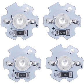 POCREATION 25Pcs AXD-1W-5V LED Chips, 5V LED Chip Bulb, 200LM 1W High Power LED Lamp Beads for DIY Lighting Fixtures(Cold White 10000K)