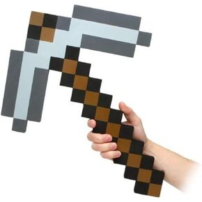 ThinkGeek Minecraft Pick Axe Foam Weapon Action Figure Accessory (limited edition)