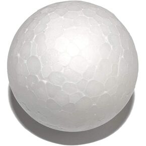Pro Bamboo Kitchen 50pcs White Process Foam Polystyrene Spheres 1-1/2" Solid White Foam Ball for Arts and Crafts, Sculpture and Modeling
