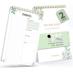 2 حزمة من مفكرة قائمة المهام، دفتر قائمة المهام للعمل 160 صفحة، منظم مخطط يومي للمهام وتخطيط الأهداف، مفكرة قائمة المهام مثالية للمكتب والمنزل والمدرسة، قائمة مراجعة المهام in Kuwait