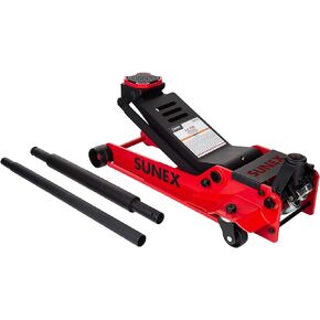 Sunex Tools 66035SJ 3.5 Ton Low Profile Steel Service Jack with Rapid Rise Technology