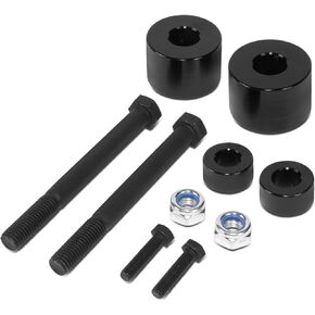J2 Engineering J2-DK-TY-003-BK Front Differential Drop + Skid Plate Drop Spacer Kit Compatible with 00-06 Tundra