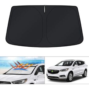 KUST Custom Fit Windshield Sun Shade for Buick Enclave Accessories 2018-2024 Sunshade Foldable Sun Visor Protector Blocks UV Rays Keep Your Car Cooler