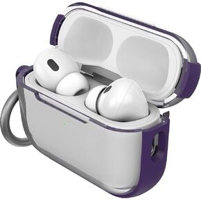 OtterBox - AirPods Pro Case, 2nd Generation - Clear Protective Case with Carabiners, Wireless Charging Compatible (Prestige)
