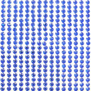 AllyDrew Dark Blue Crystal Diamond Sticker 4mm Adhesive Rhinestones, 990 Pieces
