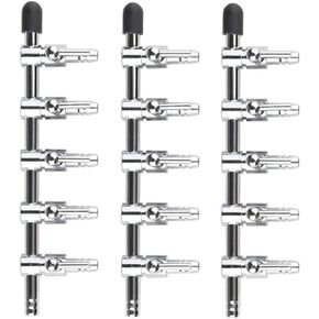 Aquarium Fish Tank Air Flow Control Lever Pump 5 Way Inline Manifold Air Flow Pump Tubing Splitter Lever Control Valve 3-Pack