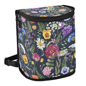 Bats Stars Collapsible Car Trash Can Hanging Car Trash Bag Portable Trash Bin Leakproof Garbage Holder Large for Storage Keep Clean