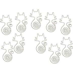 Cat Jumbo Paper Clips (2 Inch, 10 Pcs Assorted Colors Paperclips) Large Paper Clips Jumbo Colored Paper Clips Office Supplies Cute Paper Clips