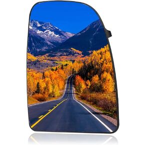 Driver Side Heated Mirror Glass Left Compatible with Ram Promaster 1500 2500 3500 2014 2015 2016 2017 2018 2019 2020 2021 Repalces# CH1320376 in Kuwait