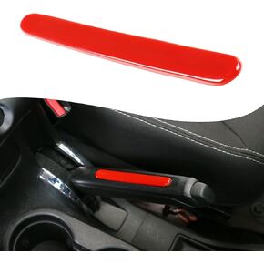 RT-TCZ for Jeep JK Handbrake Parking Brake Trim Cover Red for Jeep Wrangler JK JKU 2011-2017 Red Interior Accessories