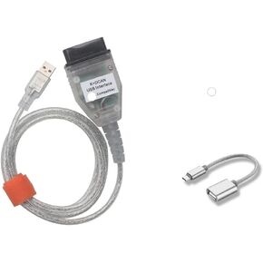 K+DCAN Ediabas Diagnostic Cable Compatible with BMW E Serials Work with NCS Coding Winkfp Tool32 Programing