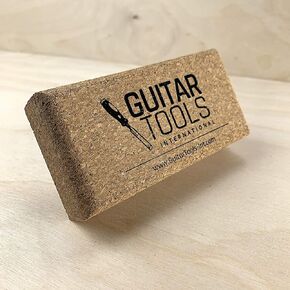 Guitar Tools International Flat Beveled Cork Sanding Block- Guitar Luthiers - LCBS2