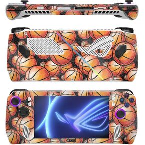 MightySkins Glossy Glitter Skin Compatible with Asus ROG Ally - Basketball Life | Protective, Durable High-Gloss Glitter Finish | Easy to Apply