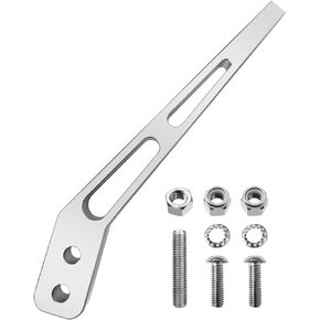 10 Inch Bent Shifter Handle Lever Fits for Tremec T56 T5 T45 Hurst Mustang，Sturdy Aluminum Shifter Handle Lever