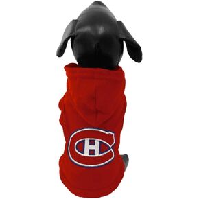 قميص بغطاء رأس قطني للكلاب من All Star Dogs NHL Montreal Canadiens