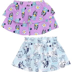Bluey Floral 2 Pack Skorts Infant to Big Kid