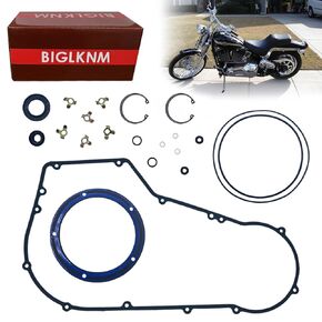 Clutch Primary Cover Gasket Seal Kits for Dyna Fat Boy Heritage Softail Night Train & Softail Springer 1994-2006 EFI FXSTSI