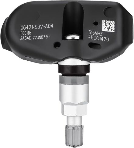06421-S3V-A04 06421S3VA04 مستشعر نظام مراقبة ضغط الإطارات TPMS المبرمج 315 ميجاهرتز متوافق مع 2005-2006 Acura MDX، 2005-2008 Acura RL/Honda Pilot، 2006-2014 Honda Ridgeline (عبوة واحدة) in Saudi Arabia