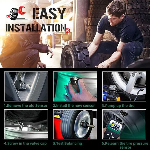 06421-S3V-A04 06421S3VA04 مستشعر نظام مراقبة ضغط الإطارات TPMS المبرمج 315 ميجاهرتز متوافق مع 2005-2006 Acura MDX، 2005-2008 Acura RL/Honda Pilot، 2006-2014 Honda Ridgeline (عبوة واحدة) in Saudi Arabia