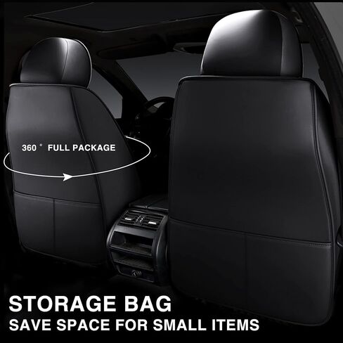 MM03 Seat Covers 5-Seater Full Set Suitable for Most Cars,Cars,SUV, Pickup Ttrucks, Airbags CompatibleCar Seat Cushion Protectors (Black) in Saudi Arabia