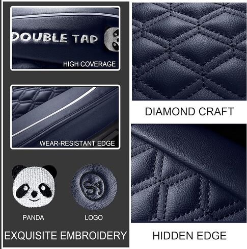 MM03 Seat Covers 5-Seater Full Set Suitable for Most Cars,Cars,SUV, Pickup Ttrucks, Airbags CompatibleCar Seat Cushion Protectors (Black) in Saudi Arabia