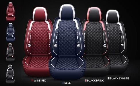 MM03 Seat Covers 5-Seater Full Set Suitable for Most Cars,Cars,SUV, Pickup Ttrucks, Airbags CompatibleCar Seat Cushion Protectors (Black) in Saudi Arabia