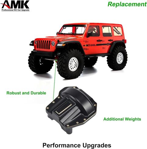 AMK SCX10 III غطاء نحاسي 76 جرام 1/10 كابرا بوابة المحور الإسكان التفاضلي الأمامي الخلفي مجموعة ل RC الزاحف المحوري SCX10 Pro UTB10 ترقيات AR45P in Saudi Arabia
