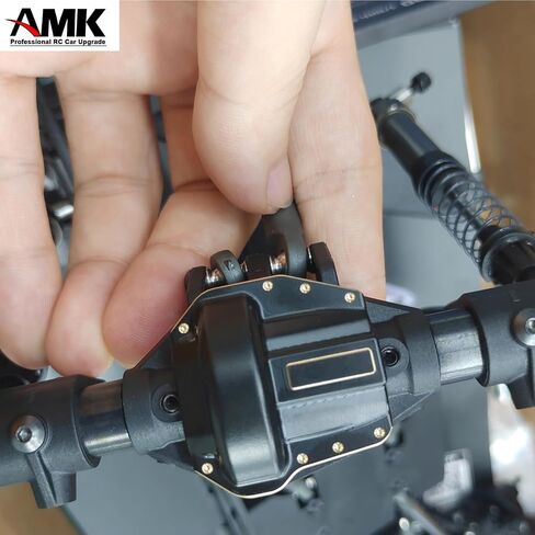 AMK SCX10 III غطاء نحاسي 76 جرام 1/10 كابرا بوابة المحور الإسكان التفاضلي الأمامي الخلفي مجموعة ل RC الزاحف المحوري SCX10 Pro UTB10 ترقيات AR45P in Saudi Arabia