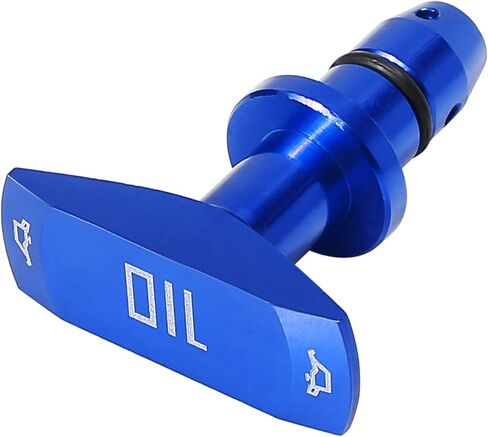 X AUTOHAUX سيارة النفط مقياس سحب مقبض سبائك الألومنيوم 5 مللي متر لفورد موستانج GT V8 GT500 1999-2011 الأزرق in Kuwait