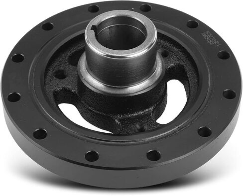 A-Premium Engine Harmonic Balancer Crankshaft Pulley - SOHC V6 3.7L V8 4.7L - Compatible with Dodge, Jeep, Mitsubishi, Ram & Chrysler Cars- Ram 1500, Durango, Dakota, Grand Cherokee, Liberty & More in Saudi Arabia