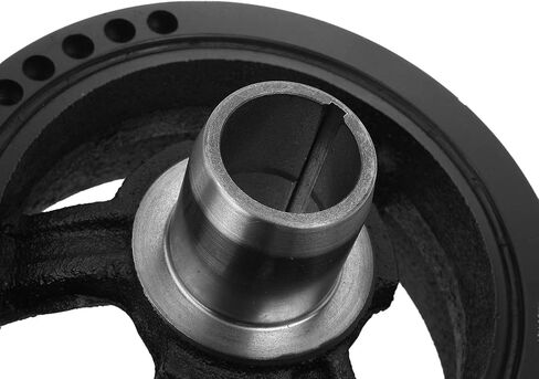 A-Premium Engine Harmonic Balancer Crankshaft Pulley - SOHC V6 3.7L V8 4.7L - Compatible with Dodge, Jeep, Mitsubishi, Ram & Chrysler Cars- Ram 1500, Durango, Dakota, Grand Cherokee, Liberty & More in Saudi Arabia