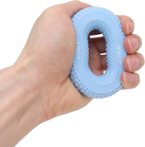 Hand Exerciser, Grip Strength Trainer Ring, Silicone Hand Grip Strengthener Finger Exerciser for Rock Climbing Rehabilitation Training in Saudi Arabia