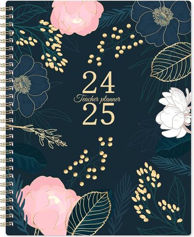 Teacher Planner 2024-2025 - Teacher Planner 2024-2025 Academic Year, Jul 2024 - Jun 2025, 8" x 10", Weekly & Monthly Lesson Planner, Academic Lesson Planner with Holidays, Printed Tabs & Quotes in Saudi Arabia