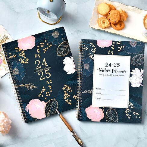 Teacher Planner 2024-2025 - Teacher Planner 2024-2025 Academic Year, Jul 2024 - Jun 2025, 8" x 10", Weekly & Monthly Lesson Planner, Academic Lesson Planner with Holidays, Printed Tabs & Quotes in Saudi Arabia