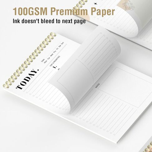 2 Pack To Do List Notepad, To Do List Notebook for Work 80 Sheets, Undated Daily Planner Organizer for Tasks & Goal Planning, To Do List Notepad Perfect for Office, Home and School, Task Checklist in Saudi Arabia