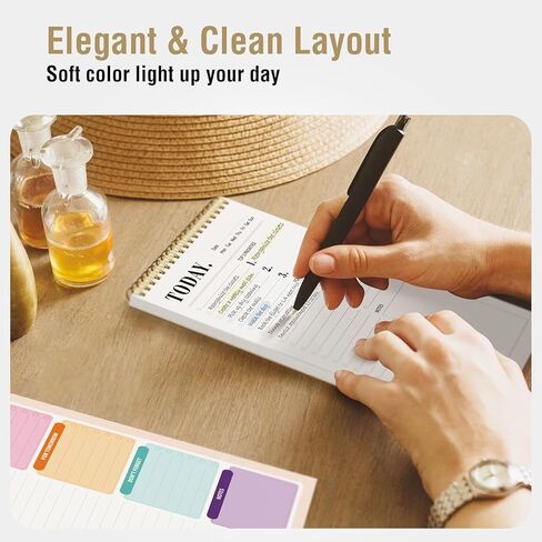 2 حزمة من مفكرة قائمة المهام، دفتر قائمة المهام للعمل 160 صفحة، منظم مخطط يومي للمهام وتخطيط الأهداف، مفكرة قائمة المهام مثالية للمكتب والمنزل والمدرسة، قائمة مراجعة المهام in Kuwait