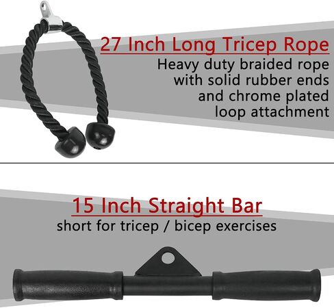 Luwint Ceiling Mount Fitness Pulley System, LAT Pulldown Attachments for DIY Home Gym Garage in Saudi Arabia