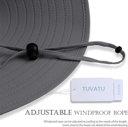 Sun Hat with Neck Flap, UPF 50+ UV Protective Wide Brim Breathable Fishing Hiking Hats for Men Women in Saudi Arabia