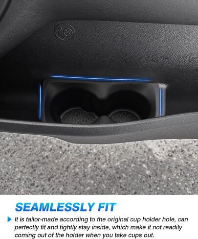 Autorder Door Side Cup Holder Insert for 2019-2022 2023 2024 Dodge Ram 1500 2500 3500 Accessories Door Water Cup Holders Door Organizer Handle Pocket Tray (Front Door) in Saudi Arabia