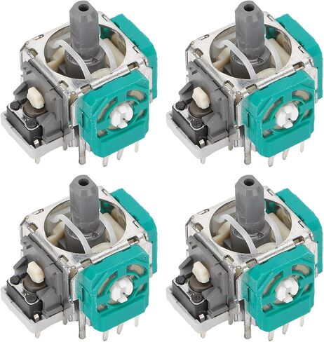 Joystick Sensor Module, 4Pcs 3D Analog Potentiometers Joystick Thumb Grip Replacement Controller for Xbox One, Provide Excellent Performance in The System in Saudi Arabia