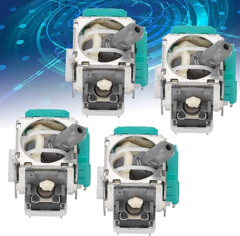 Joystick Sensor Module, 4Pcs 3D Analog Potentiometers Joystick Thumb Grip Replacement Controller for Xbox One, Provide Excellent Performance in The System in Saudi Arabia