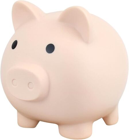 Hengdu Cute Piggy Bank, Made of Drop-Resistant Environmentally Friendly Plastic, a Great Gift for Children (Blue) in Saudi Arabia