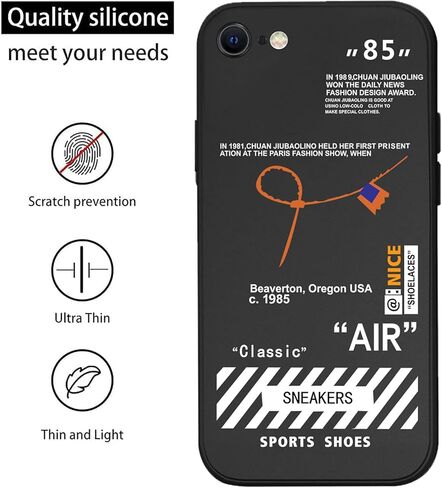 حافظة هاتف رياضية رائعة مصممة لجراب iPhone XR، سيليكون أبيض مقاوم للصدمات متوافق مع جراب iPhone XR مقاس 6.1 بوصة للأولاد (أبيض، لجراب iPhone XR) in Kuwait