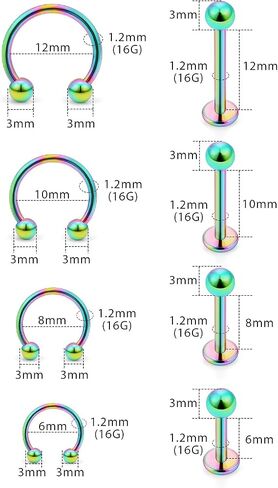 Lip Rings 32PCS Labret Jewelry Monroe Lip Ring Snake Bite Piercing Jewelry 16G Helix Earring Daith Tragus Cartilage Studs Surgical Steel Piercing Jewelry for Women Men in Saudi Arabia